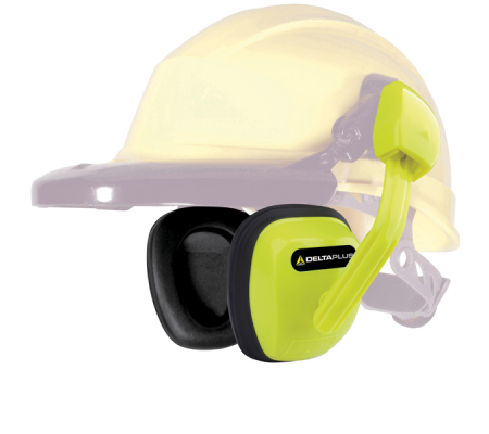 Cuffie antirumore Suzuka2 - per elmetti - giallo fluo - Deltaplus - SUZU2JAFL - 3295249168841 - DMwebShop