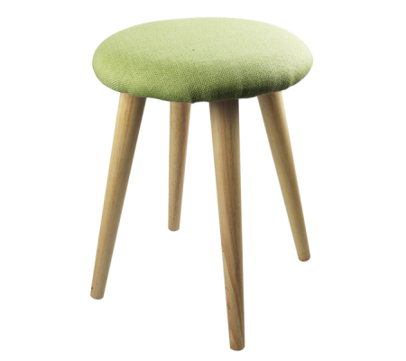 Sgabello in legno KD - 30,5 x 43,5 cm - verde - King Collection - S1706001 - DMwebShop