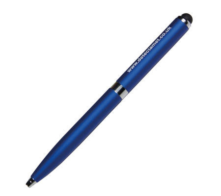 Penna detectabile retrattile 2 in 1 - per iphone ipad e tablet - blu - Linea Flesh - 5307 - DMwebShop