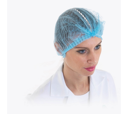 Cuffia detectabile - PLP - taglia unica - blu - conf. 100 pezzi - Linea Flesh - 1662 - 8014114010796 - DMwebShop