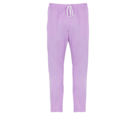 Pantalone Pitagora - unisex - 100% cotone - taglia M - lilla chiaro - Giblor's - Q3P00246-C07-M - 8011513105382 - DMwebShop