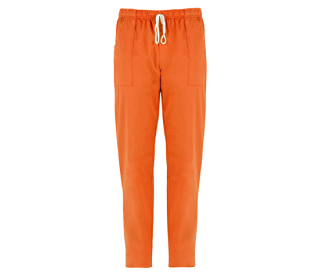 Pantalone Pitagora - unisex - 100% cotone - taglia M - arancio - Giblor's - Q3P00246-D24-M - 8011513105467 - DMwebShop