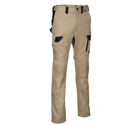 Pantalone Jember Super Strech - taglia 52 - corda-nero - Cofra - V567-1-00 - 52 - 8023796534094 - DMwebShop