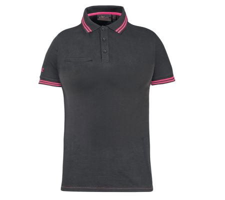 Polo donna WayLady - taglia M - grigio-fucsia - U-power - EY264GF-M - 8033546485644 - DMwebShop