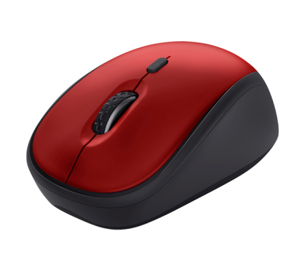 Mouse wireless Yvi+ - silenzioso - rosso - Trust - 24550 - 8713439245509 - DMwebShop