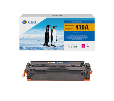 Toner compatibile - per Hp - Color LaserJet M452DW-M452DN-M452NW - magenta - 2300 pagine - GeG - GG-PH413UM - 6941580805439 - DMwebShop