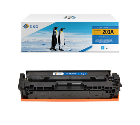 Toner compatibile - per Hp - Color LaserJet M254dw-M254nw-M281FDN - ciano - 1300 pagine - GeG - GG-PH203UC - 6941580811096 - DMwebShop