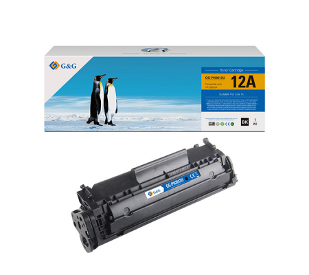 Toner compatibile - per Hp - LaserJet 1010-1012-1015 - nero - 2500 pagine - GeG - GG-PH2612U - 6970153214514 - DMwebShop