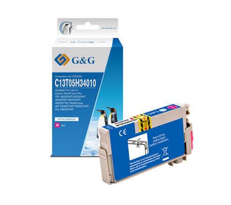 Cartuccia ink - compatibile - per Epson - WorkForce Pro WF-3820DWF-3825DWF - magenta - GeG - NP-R2-0405XLM - 6941580850033 - DMwebShop