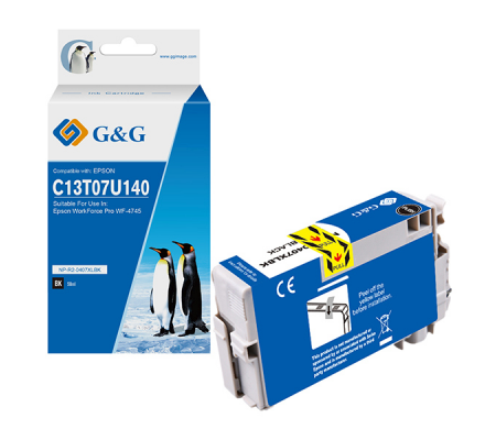 Cartuccia ink - compatibile - per Epson - WorkForce Pro WF-4745 - nero - GeG - NP-R2-0407XLBK - 6941580852372 - DMwebShop