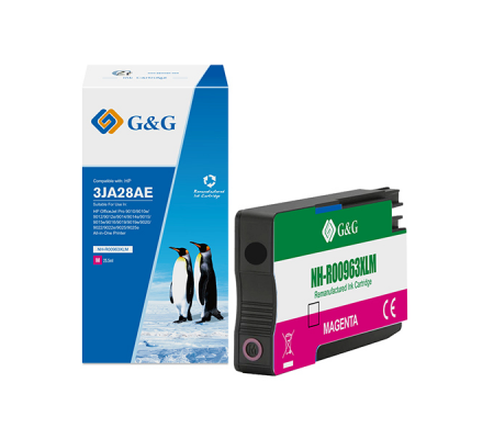 Cartuccia ink - compatibile - per HP - OfficeJet Pro 9010-9010e-9012 - magenta - GeG - NH-R00963XLM - 6941580863903 - DMwebShop