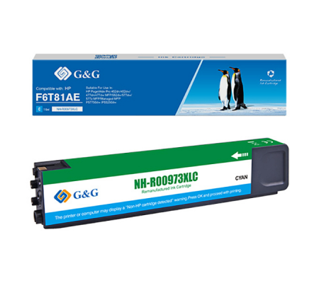 Cartuccia ink - compatibile - per HP - PageWide Pro 452dn-452dw-477dn - ciano - GeG - NH-R00973XLC(PG) - 6939385918300 - DMwebShop