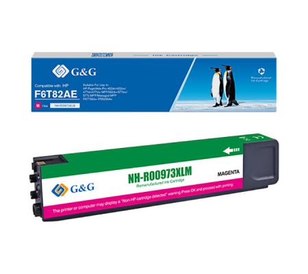 Cartuccia ink - compatibile - per HP - PageWide Pro 452dn-452dw-477dn - magenta - GeG - NH-R00973XLM(PG) - 6939385918317 - DMwebShop