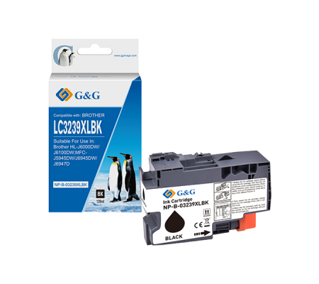 Cartuccia ink - compatibile - per Brother - HL-J6000DW-J6100DWMFC-J5945DW - nero - GeG - NP-B-003239XLBK - 6939385911974 - DMwebShop