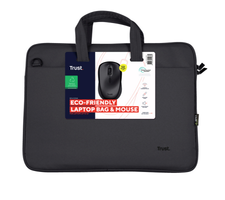 Borsa per laptop Bologna - con mouse - 16 ' - nero - Trust - 24988 - 8713439249880 - DMwebShop