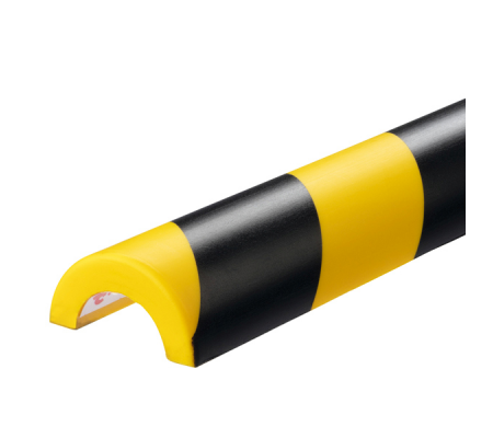 Profilo paracolpi P30 - per superfici tubolari - giallo-nero - Durable - 1115-130 - 4005546735801 - DMwebShop