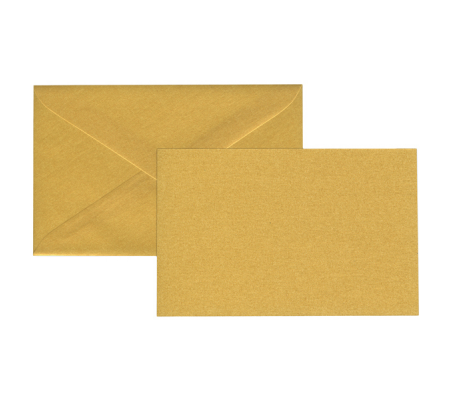 Biglietto natale neutro - con busta - 9 x 14 cm - oro - Rex Sadoch - 2100ORO - 8004999421008 - DMwebShop