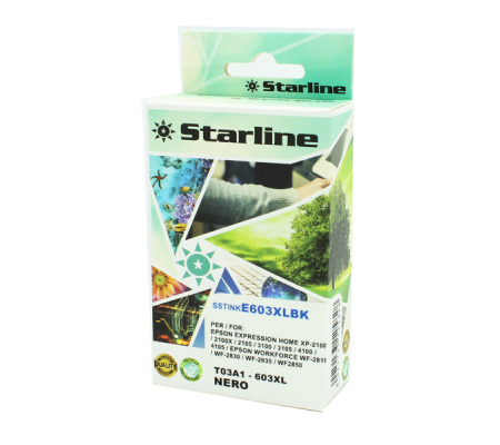 Cartuccia - 603XL - Stella Marina - nero - 14 ml - Starline - JNEP603B - 8025133125828 - DMwebShop