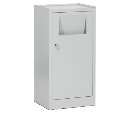 Armadietto portabiancheria - con sacco - 50 x 40 x 100 cm - grigio - Tecnotelai - E379G - DMwebShop