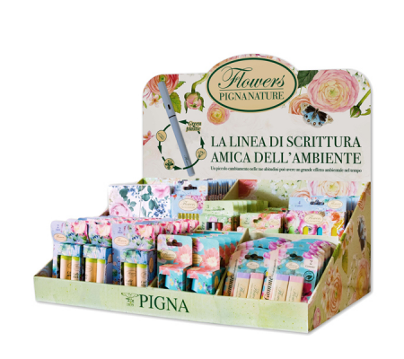 Espositore Nature Flowers - cancelleria assortita - Pigna - 023243500 - 8005235206205 - DMwebShop