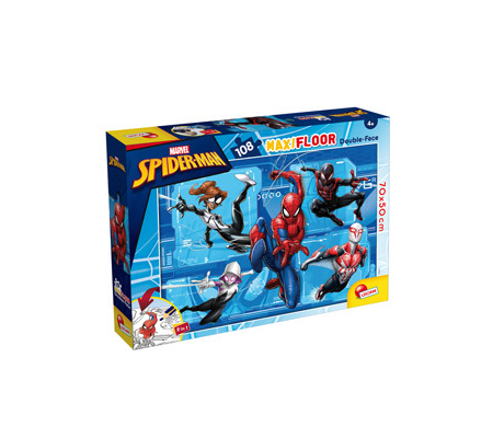 Puzzle maxi - Marvel Spiderman - 108 pezzi - Lisciani - 99764 - 8008324099764 - DMwebShop
