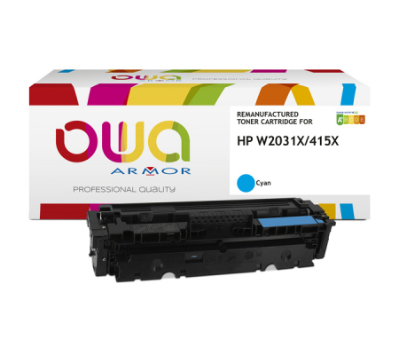 Toner compatibile - ciano - per Hp 415X - 6000 pagine - Armor - K18646OW - 3112539846640 - DMwebShop