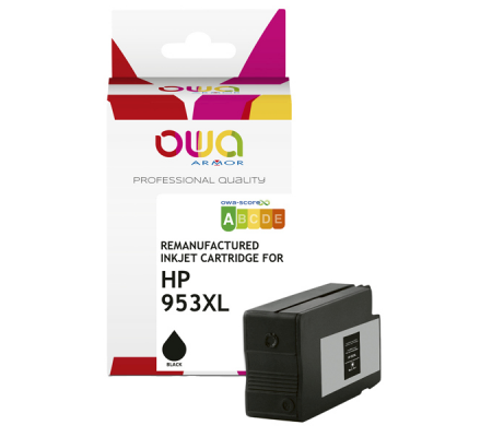 Cartuccia ink - compatibile - per Hp 953XL - nero - 53 ml - Armor - K20657OW - 3112539783839 - DMwebShop