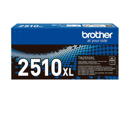 Toner - nero - 3000 pagine - Brother - TN2510XL - 4977766830294 - DMwebShop