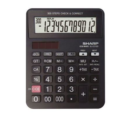 Calcolatrice da Tavolo - 12 cifre - Sharp - EL-CC12D - 4974019153322 - DMwebShop