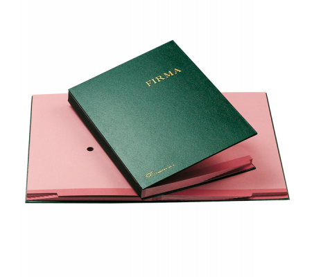 Libro firma - 14 intercalari rinforzati - 24 x 34 cm - verde - Fraschini - 614E-VER - 8027032005034 - DMwebShop