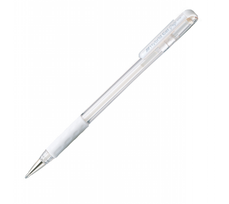 Roller Gel Hybrid Grip Luna K118 - punta 0,8 mm - bianco - Pentel - K118-LW - 3474377922437 - DMwebShop