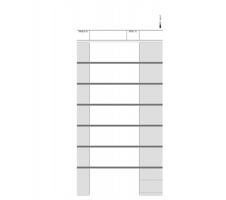 Blocco comande a 7 tagliandi - 25-25 fogli autoricalcanti - 22 x 10 cm - Edipro - E9117 - 8023328911706 - DMwebShop