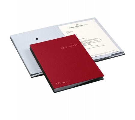 Libro firma - 18 intercalari - 24 x 34 cm - rosso - Fraschini - 618A-ROSSO - 8027033018019 - DMwebShop