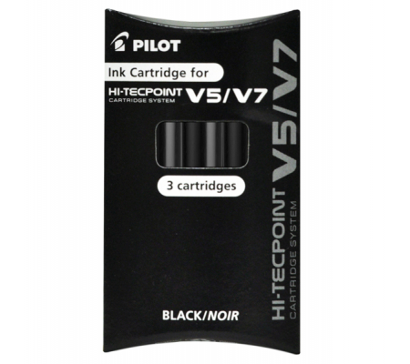 Refill Hi Tecpoint V5-V7 ricaricabile begreen - nero - conf. 3 pezzi - Pilot - 040335 - 4902505444432 - DMwebShop