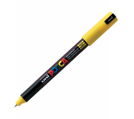 Marcatore a base d'acqua Uni Posca Pen PC1M - punta extra fine - 0,7 mm - giallo - Uni Mitsubishi - M PC1MR G - 4902778089798 - DMwebShop