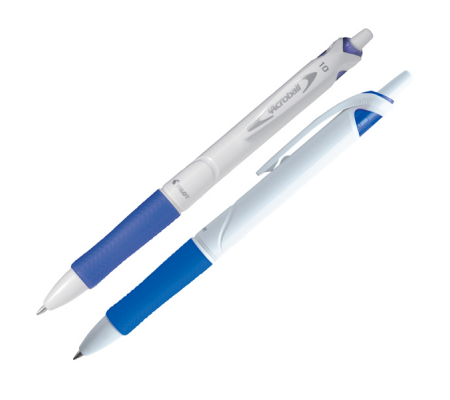 Penna a sfera a scatto Acroball Pure White Begreen - punta 1 mm - blu - Pilot - 011294 - 4902505479236 - DMwebShop