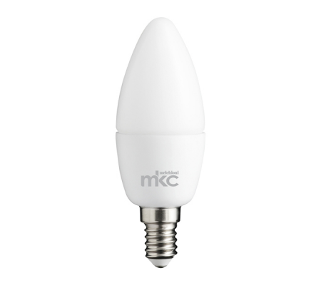 Lampada - LED - candela - 5,5 W - E14 - 3000 K - luce bianca calda - Mkc - 499048018 - 5900605094112 - DMwebShop