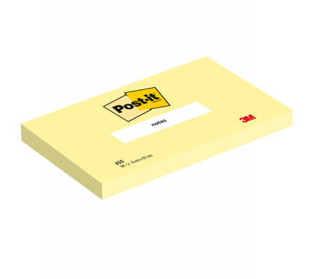 Blocco foglietti - giallo Canary - 76 x 127 mm - 100 fogli - Post-it - 7100290165 - 3134375014168 - DMwebShop