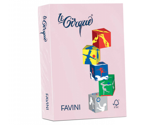 Carta Le Cirque - A4 - 80 gr - rosa pastello 108 - conf. 500 fogli - Favini - A71S504 - 3017478320087 - DMwebShop