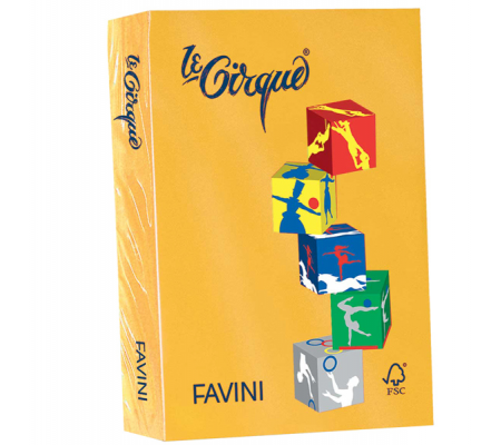 Carta Le Cirque - A4 - 80 gr - giallo oro 201 - conf. 500 fogli - Favini - A71H504 - 8025478320216 - DMwebShop