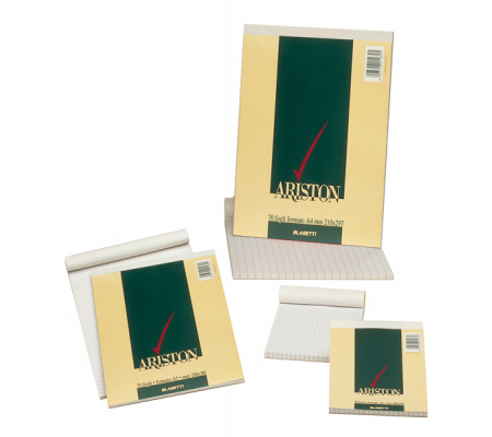 Blocco note Ariston - 5 mm - 100 x 150 mm - 60 gr - 70 fogli - Blasetti - 1065 - 8007758012318 - DMwebShop