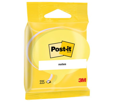 Blocco foglietti fumetto - giallo, giallo neon, bianco - 70 x 70 mm - 225 fogli - Post-it - 7100172405 - 3134375379175 - DMwebShop