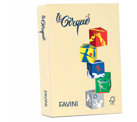 Carta Le Cirque - A3 - 80 gr - giallo pastello 100 - conf. 500 fogli - Favini - A712353 - 8025478321206 - DMwebShop