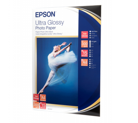 Carta Fotografica Ultra Glossy Photo Paper - A4 - 15 Fogli - Epson - C13S041927 - 010343855281 - DMwebShop