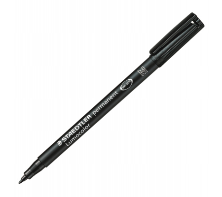 Pennarello Lumocolor Permanent 317 - punta 1 mm - nero - Staedtler - 317-9 - 4007817310748 - DMwebShop