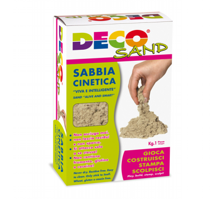 Sabbia cinetica Sand - 1 kg - Deco - 10849 - 8004957108491 - DMwebShop