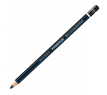 Matita di grafite tipo carboncino Mars Lumograph Black - gradazione 2B - Staedtler - 100B-2B - 4007817184882 - DMwebShop