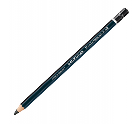 Matita di grafite tipo carboncino Mars Lumograph Black - gradazione 6B - Staedtler - 100B-6B - 4007817184967 - DMwebShop