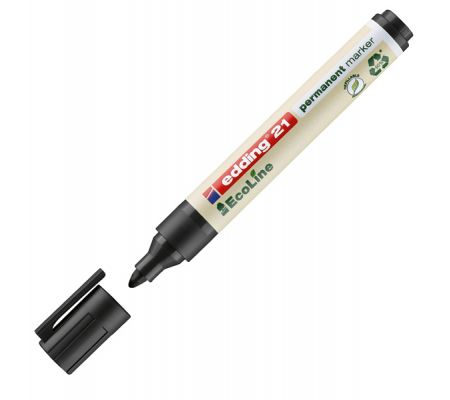 Marcatore 21 Ecoline - punta conica - 1,5 - 3 mm - nero - inchiostro permanente - Edding - 4-21001 - 4004764917785 - DMwebShop