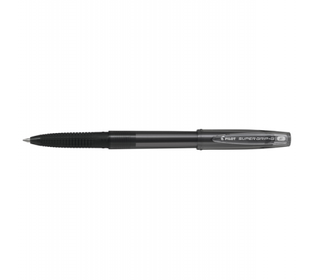 Penna a sfera Supergrip G - con cappuccio - punta 0,7 mm - nero - conf. 12 pezzi - Pilot - 001656 - 4902505524202 - DMwebShop